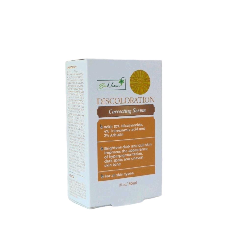 BioNature Discoloration Correcting Serum with 10% Niacinamide 4% Tranexamic Acid & 2% Arbutin 30ml