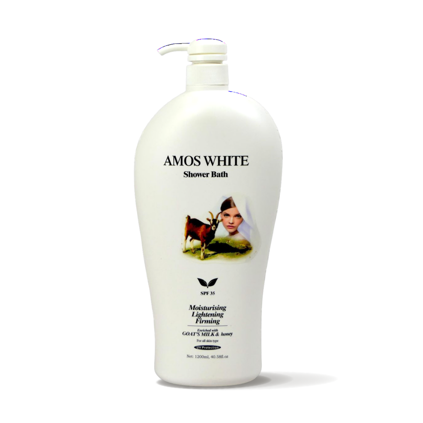 AMOS WHITE Shower Bath