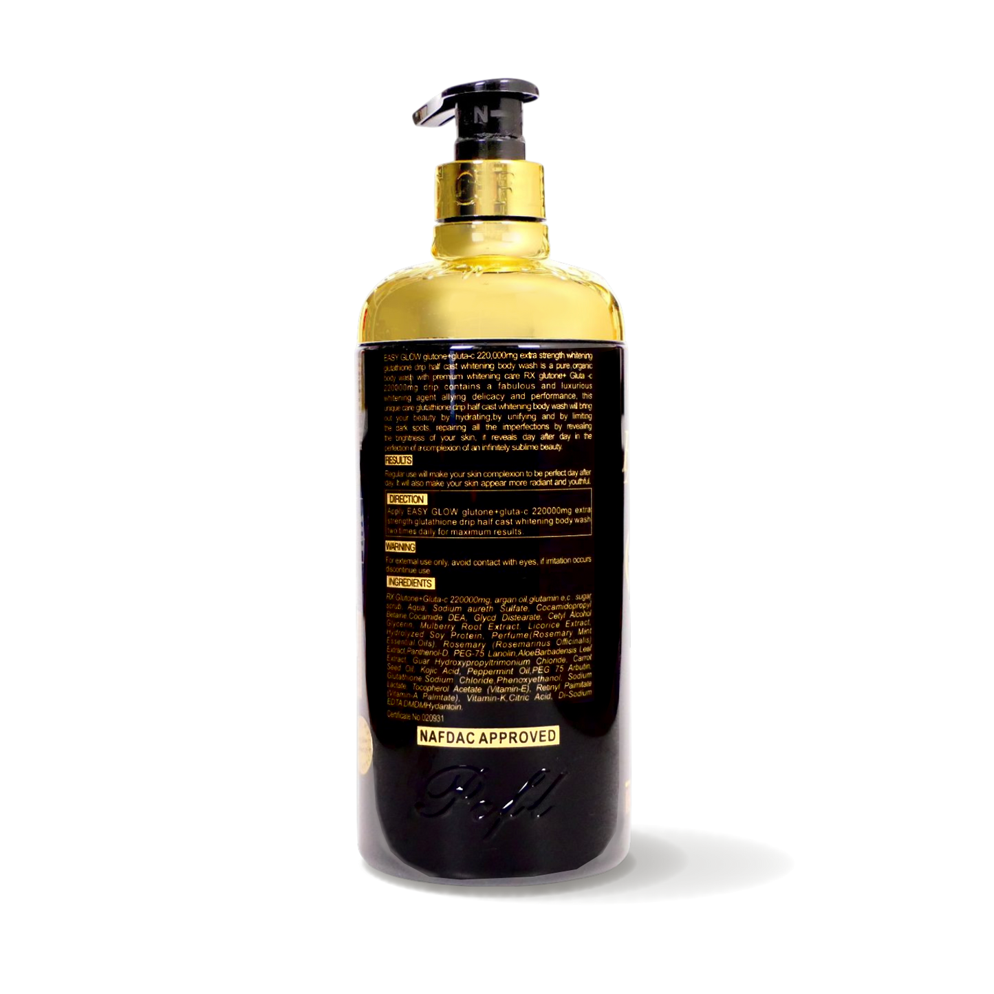 Easy Glow Glutathione Drip Halfcast Whitening Body Wash