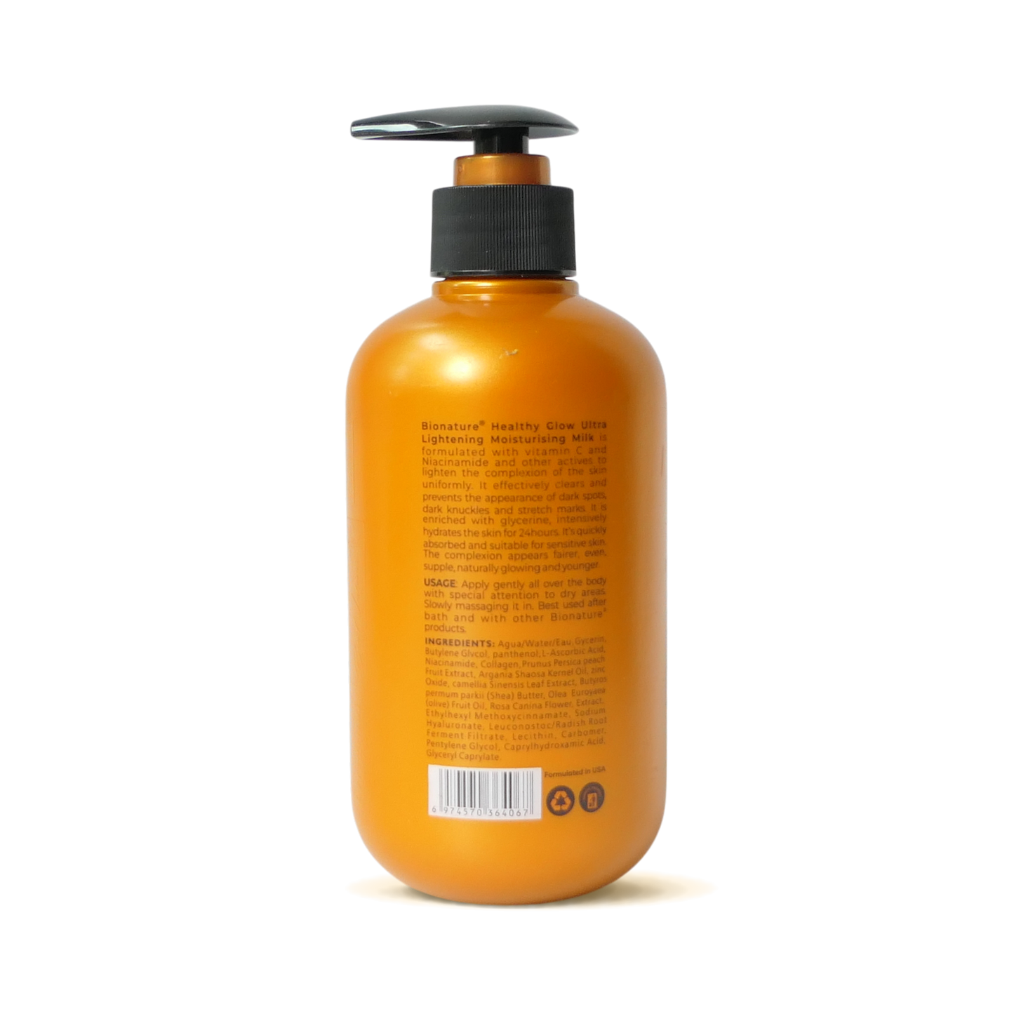 BioNature Healthy Glow Ultra Lightening Moisturising Milk
