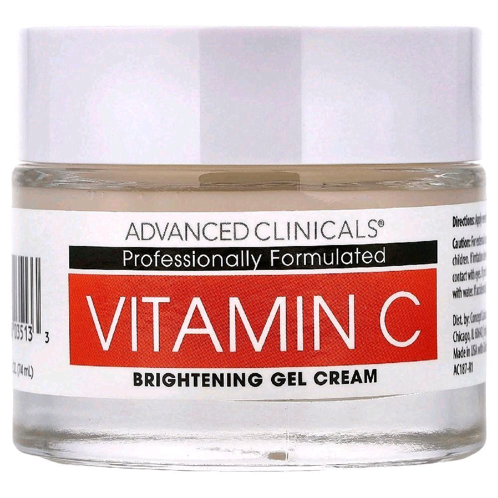 Advanced clinicals vitamin C Brightening gel face cream