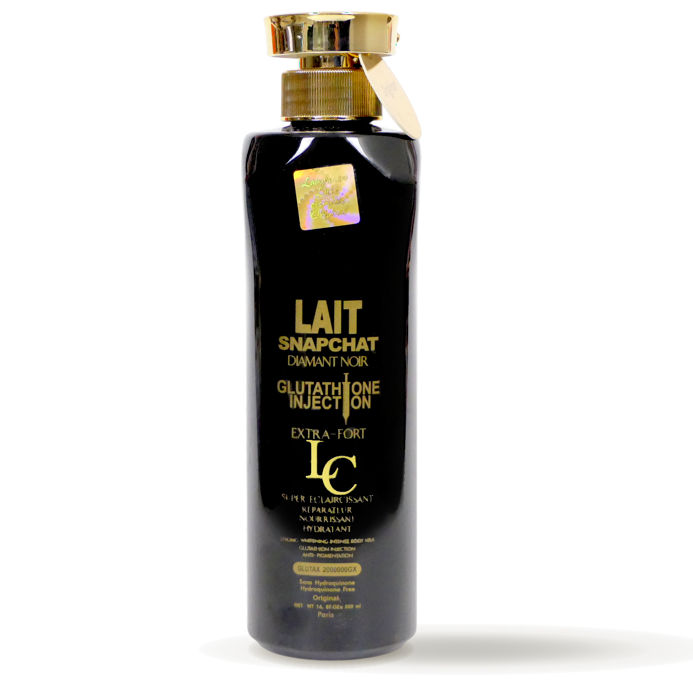 Snapchat Black Lotion