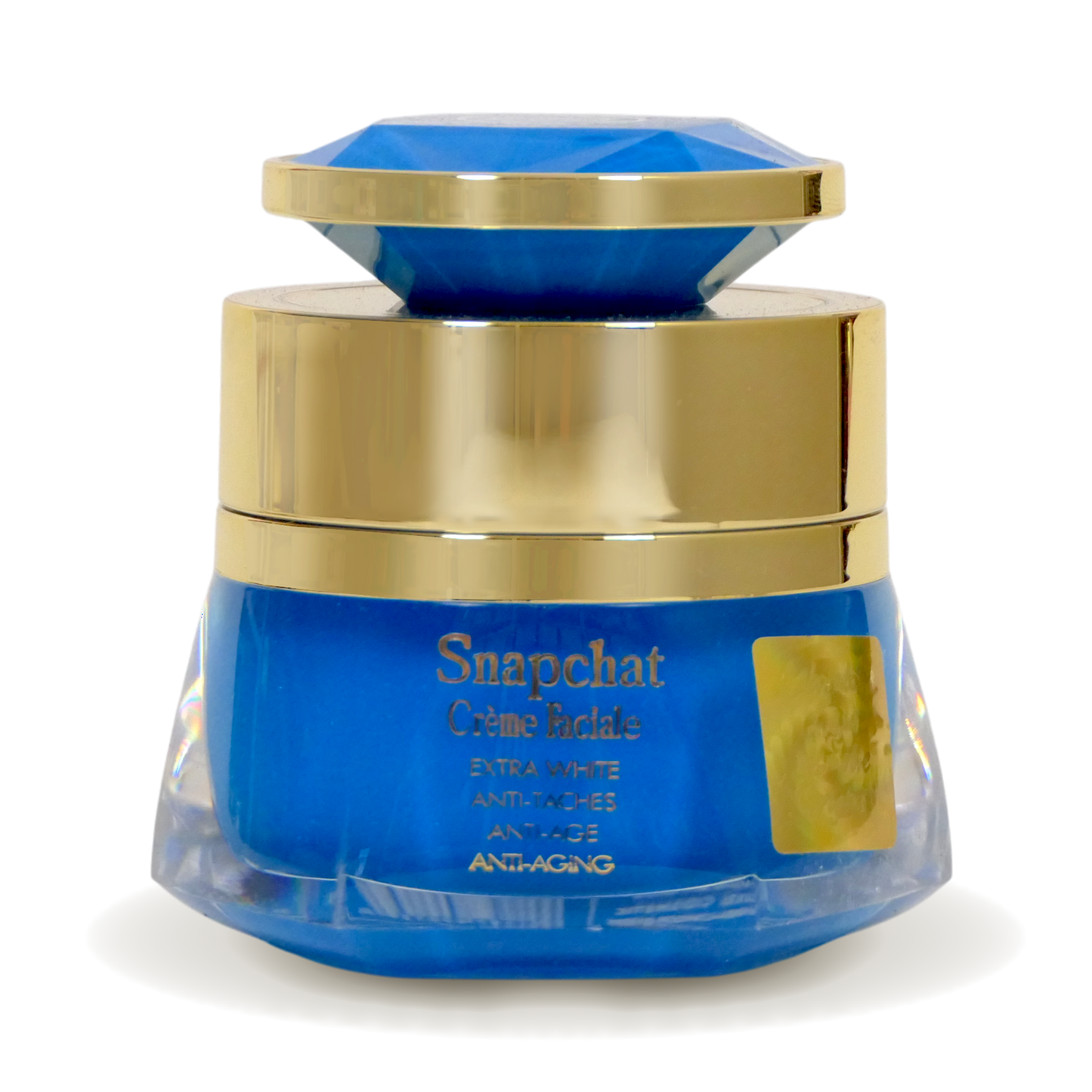 Snapchat Blue Face Cream