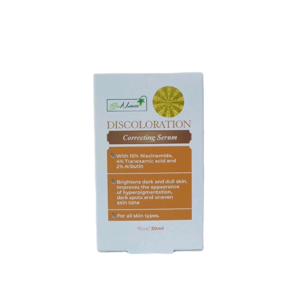BioNature Discoloration Correcting Serum with 10% Niacinamide 4% Tranexamic Acid & 2% Arbutin 30ml