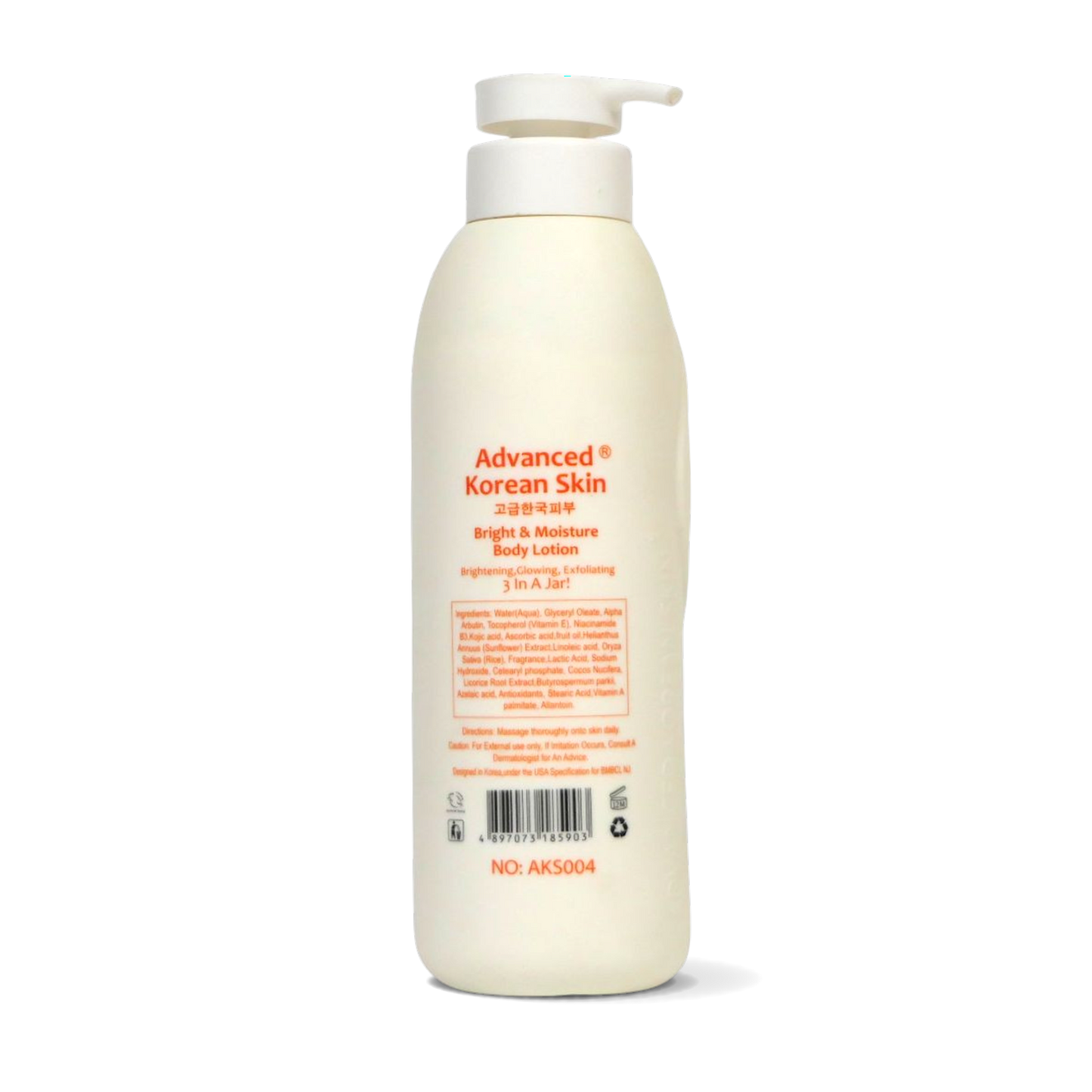 Advanced Korean Skin Bright & Moisture Body Lotion — 3‑in‑1 Glow Formula