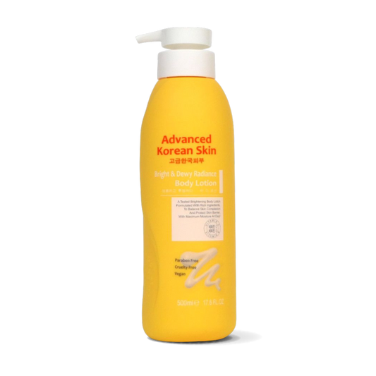 Advanced Korean Skin Bright & Dewy Radiance Body Lotion — 3‑in‑1 Glow Formula