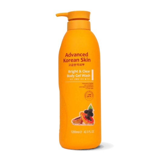 Advanced Korean Skin Bright & Clear Body Gel Wash — Radiant Cleanse & Glow
