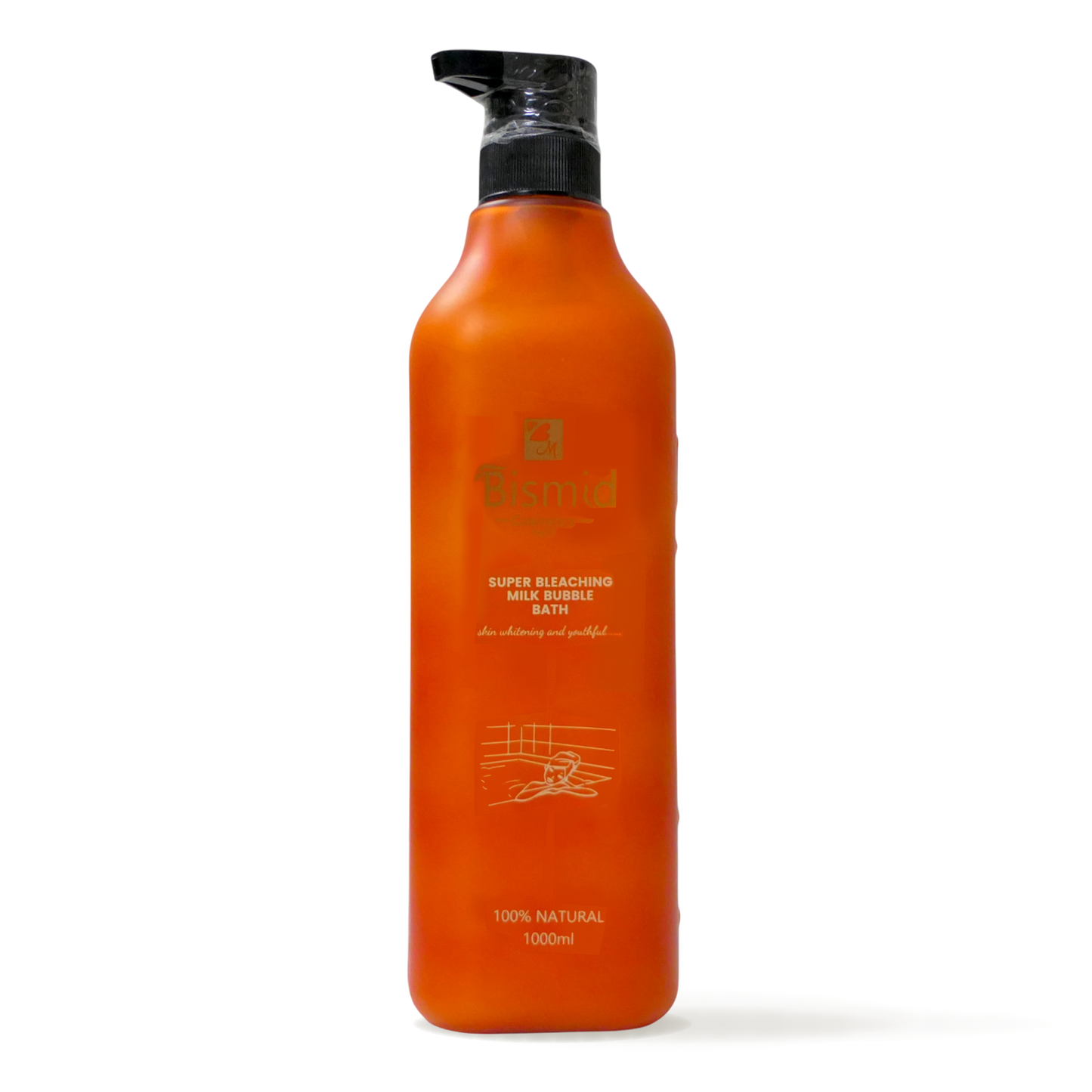 Bismid Super Whitening Milk Bubble Bath
