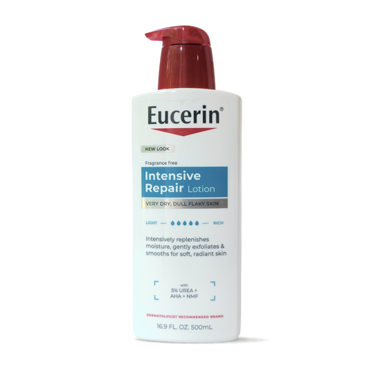 Eucerin, Intensive Repair Lotion, Fragrance Free, 16.9 Fl Oz (500 Ml)