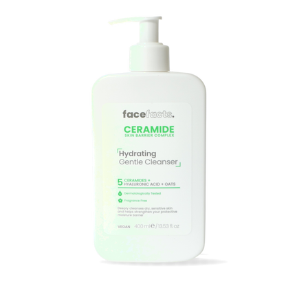 Face Facts Hydrating Ceramide Cleanser | Dry & Sensitive Skin | 400ml