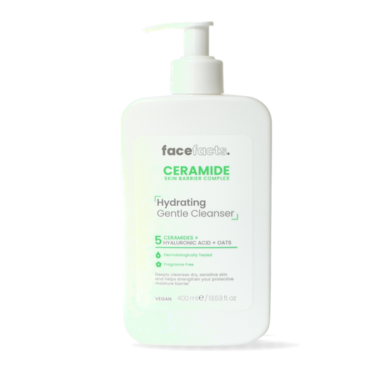 Face Facts Hydrating Ceramide Cleanser | Dry & Sensitive Skin | 400ml