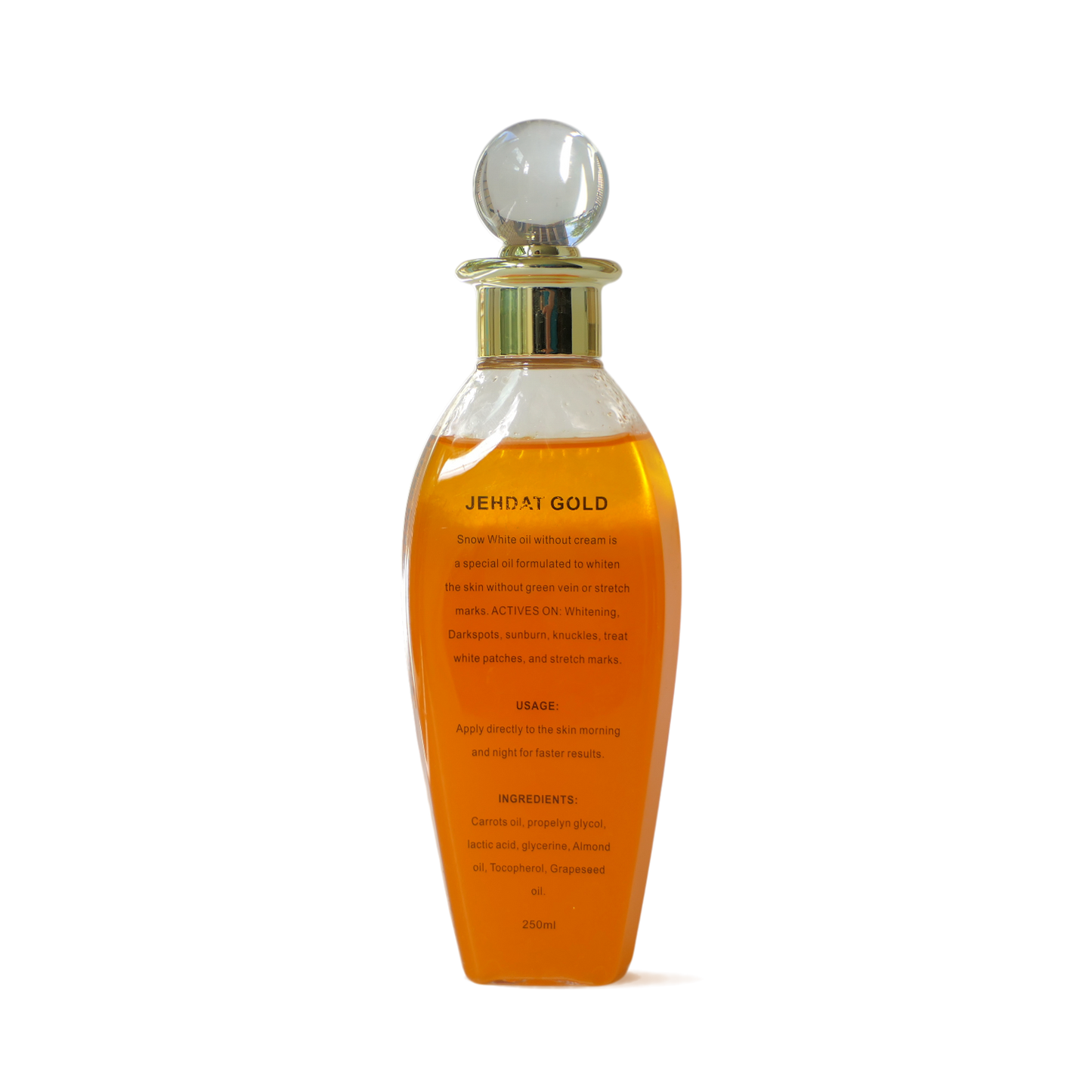 Jehdat Gold Snow White Oil Without Cream