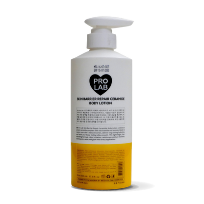 PROLAB Skin Barrier Repair Ceramide Body Lotion — Deep Hydration & Protection