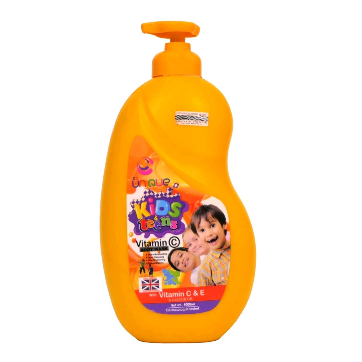 Unique Kids and Teens vitamin C Body Lotion