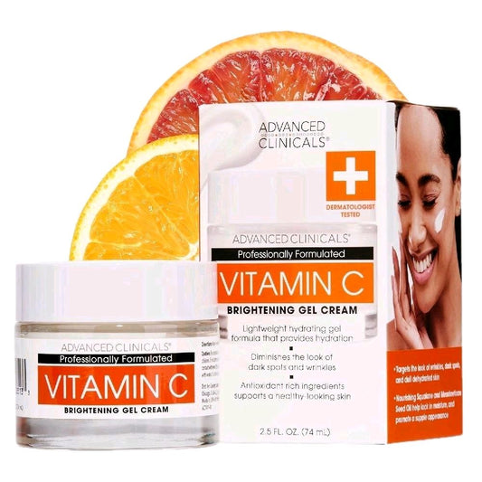 Advanced clinicals vitamin C Brightening gel face cream