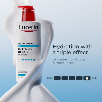 Eucerin, Intensive Repair Lotion, Fragrance Free, 16.9 Fl Oz (500 Ml)