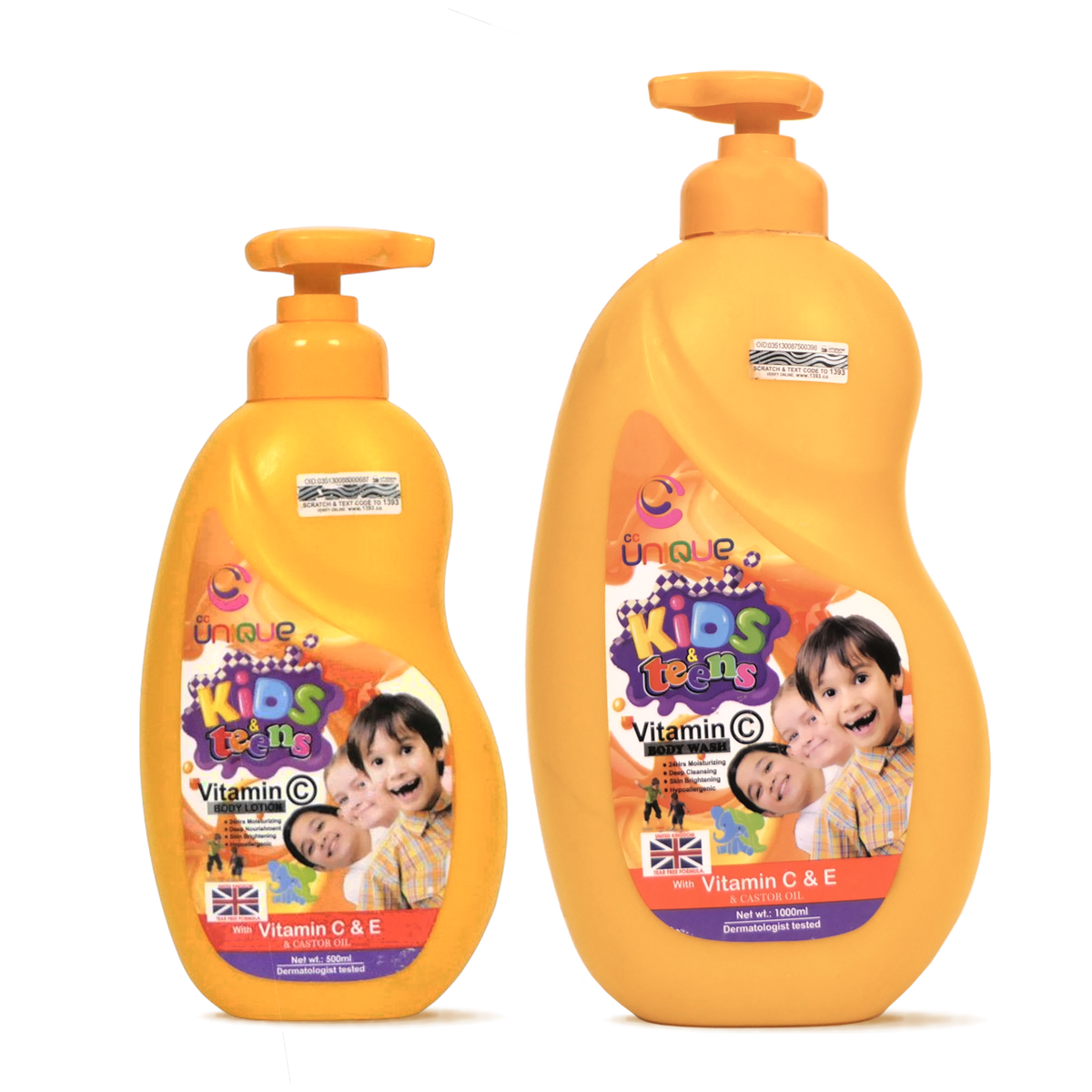 Unique Kids&Teens Body Lotion and  Body Wash