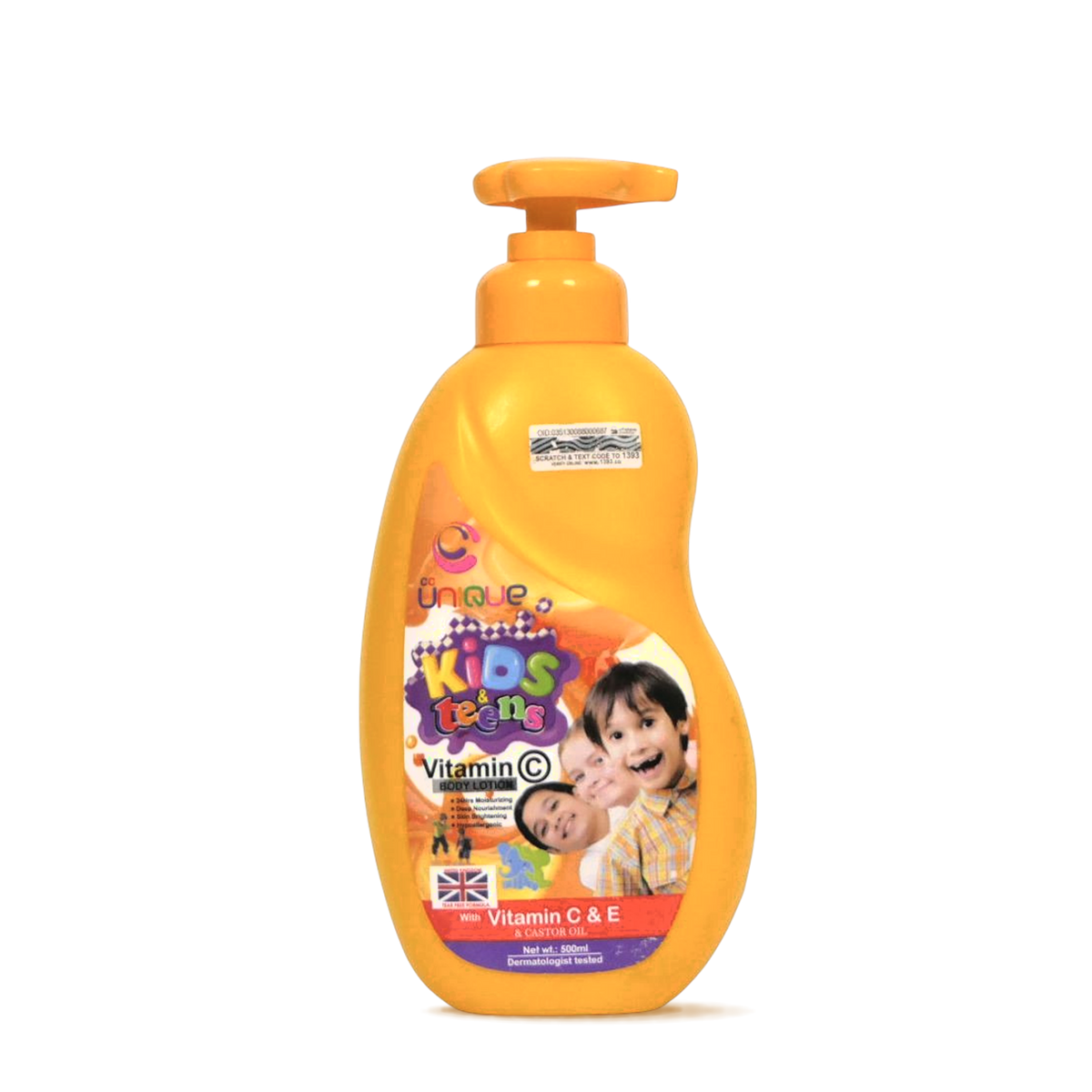 Unique Kids and Teens vitamin C Body Lotion