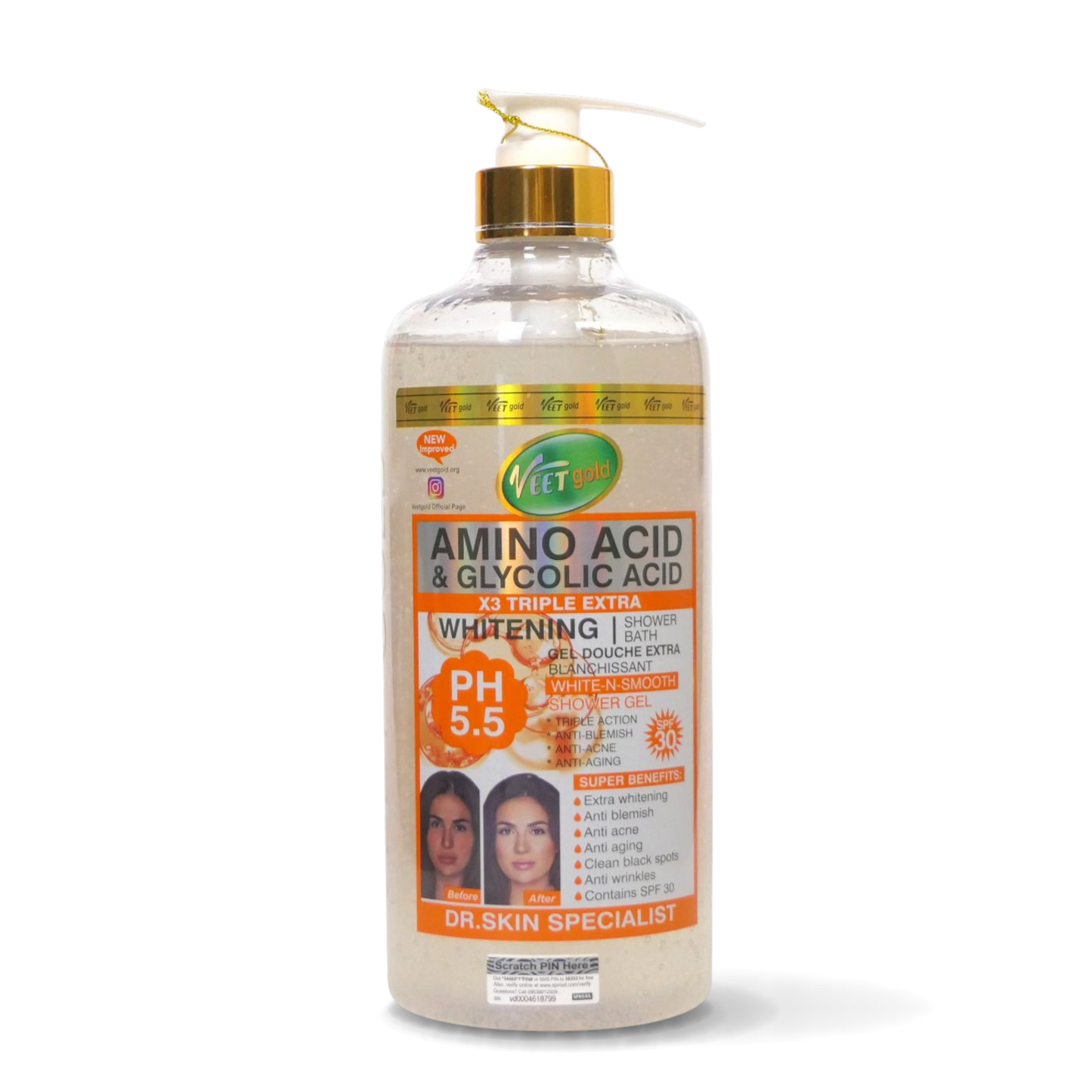 Veetgold Amino Acid Shower Gel