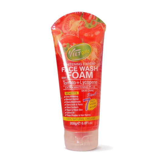 VEETGOLD FACE WASH With TOMATO+LYCOPENE