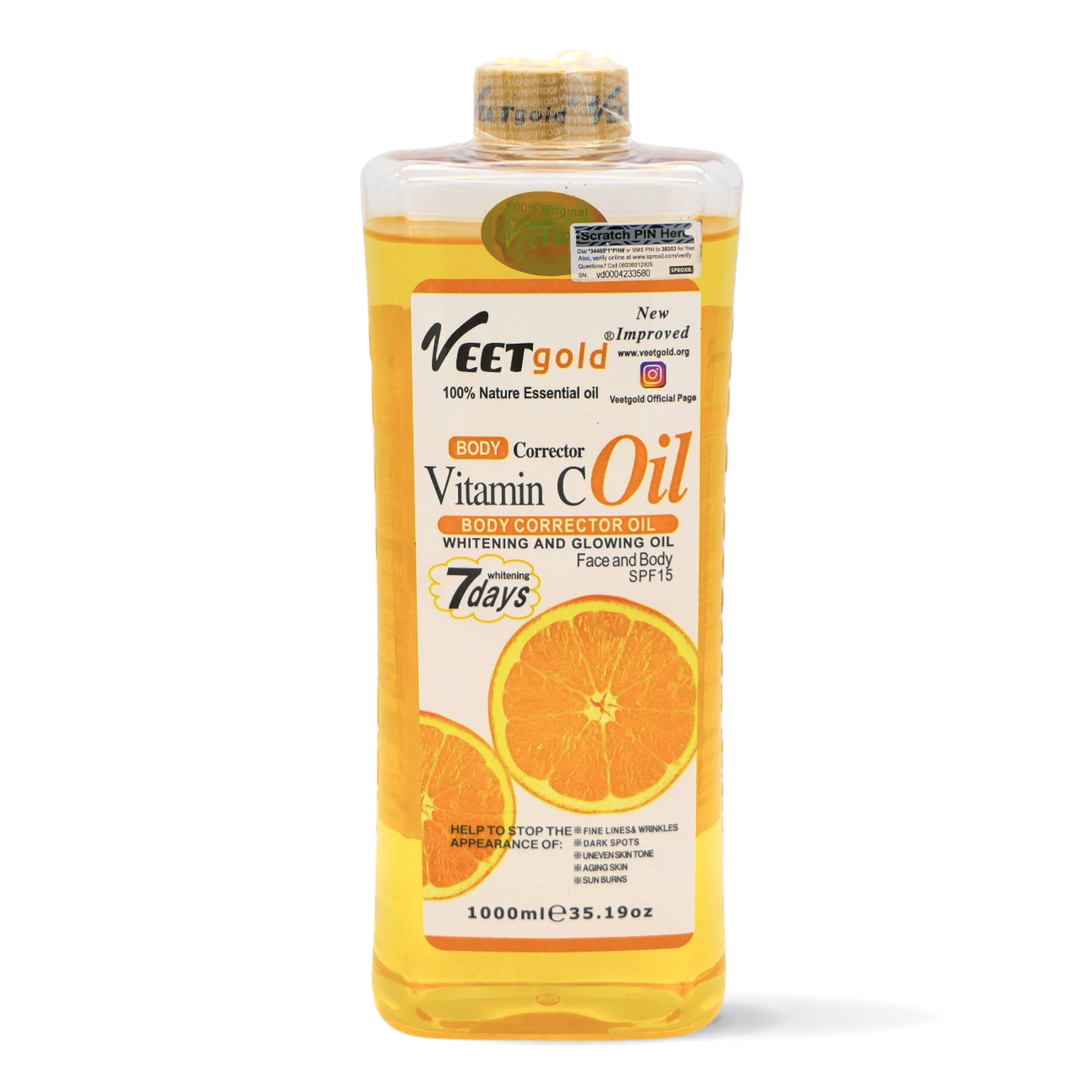 Veetgold Vitamin C Glowing Oil