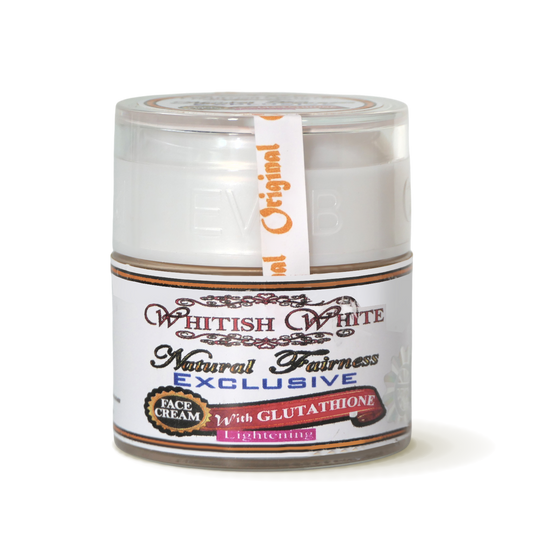 Whitish White Natural Fairness Exclusive Face Cream with Glutathione